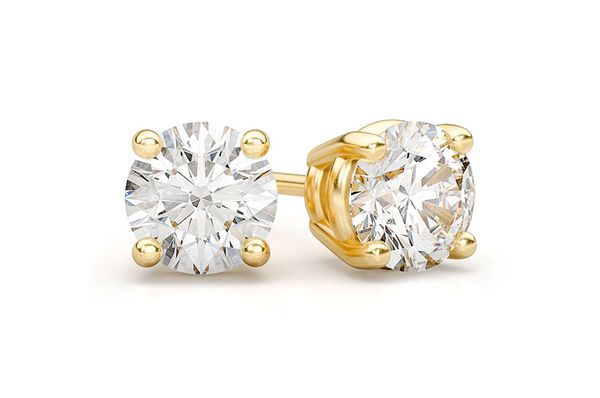 SOLITAIRE DIAMOND STUD EARRINGS (GIA)